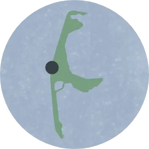 Karte von Sylt, bekannt für seine Strände und einzigartige Natur.